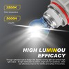 Downhill PSX24W Fog Light Bulbs,12V 24W 3500K Ultra-bright Shock-proof Quartz