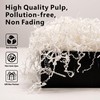 ROSYJUNE 8oz Crinkle Cut Paper Shred Filler, White Shredded Paper