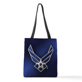 CafePress USAF U.S. Air Force Logo Polyester Tote Bag 16"x16"