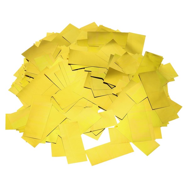 sourcing map 200 Grams Confetti Paper Gold Metallic Confetti Sprinkles
