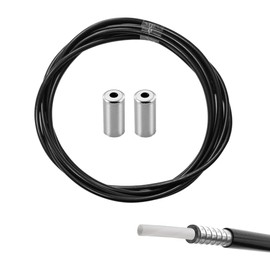 cyclingcolors Lawnmower Repair Kit: Pull Cable + Bowden Cable 2 m + Screw Nipple Z/S + Cable Clamp Cable Pulley Throttle Drive Tractor