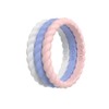 Enso Rings Stackable Braided Silicone Wedding Ring – Hypoallergenic Unisex