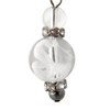 Power Stone Snake Crystal Leather Strap (White Snake 0.5 inch