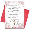 Prayer Cards,Bible Verse Cards,Baptism Gifts for Girl,Baptism Cards for Girls