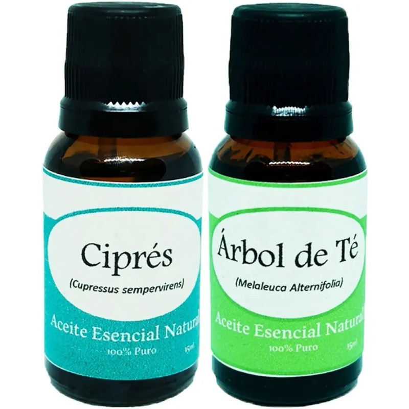 Cipres Y Arbol De Te Aceite Esencial 2 Fco 15ml