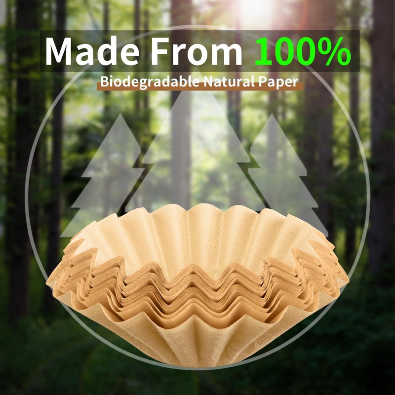 Disposable Coffee Paper Filters for Cuisinart 12cup Coffee Maker DCC-3000P1,