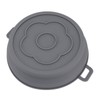 2 Pcs Silicone Air Cooker Pot With Handle Round Fryer