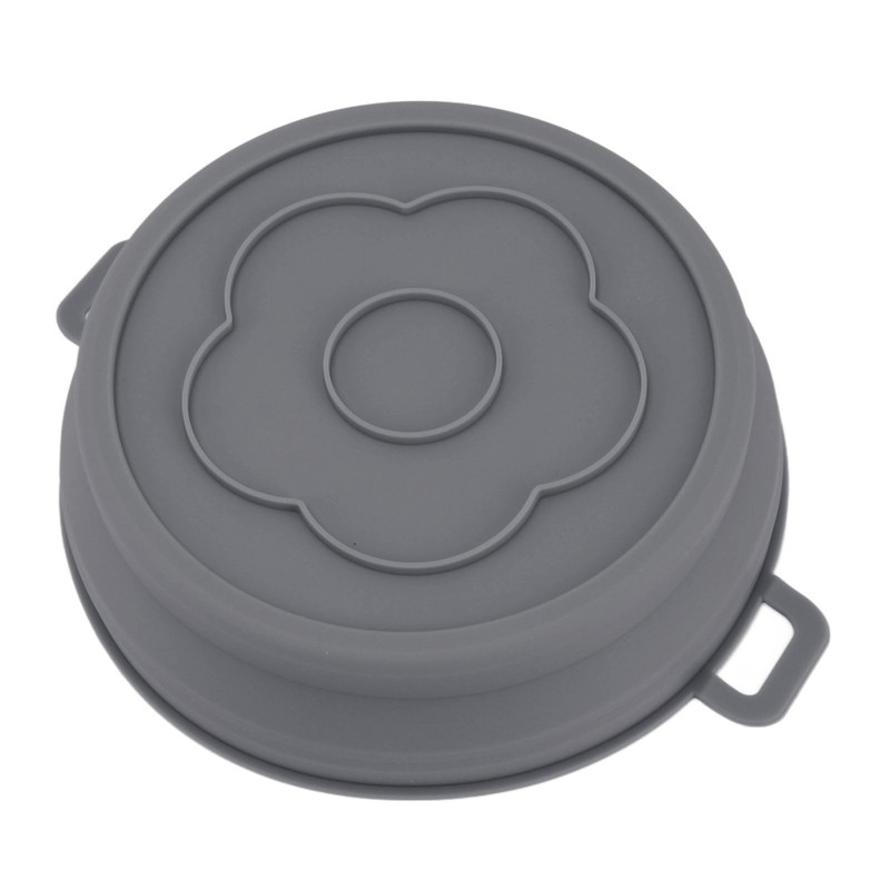 2 Pcs Silicone Air Cooker Pot With Handle Round Fryer