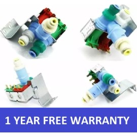 Whirlpool, Kenmore, KitchenAid, Maytag New Robertshaw Water Inlet Valve For Whirlpool Kenmore 2205762 1 YEAR WARRANTY