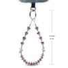 TOBLEEY Butterfly Phone Charm Chain Strap Beaded Lanyard String sparkling