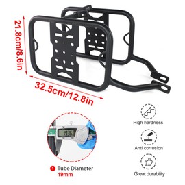 Xitomer Pannier Racks Fit for DR 650 1996-2025 DR650 Motorcycle Saddlebag Support Racks Side Carrier Pannier Racks