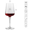 Krosno Red Wine Glasses, Set of 6, 16.91 oz, Infinity