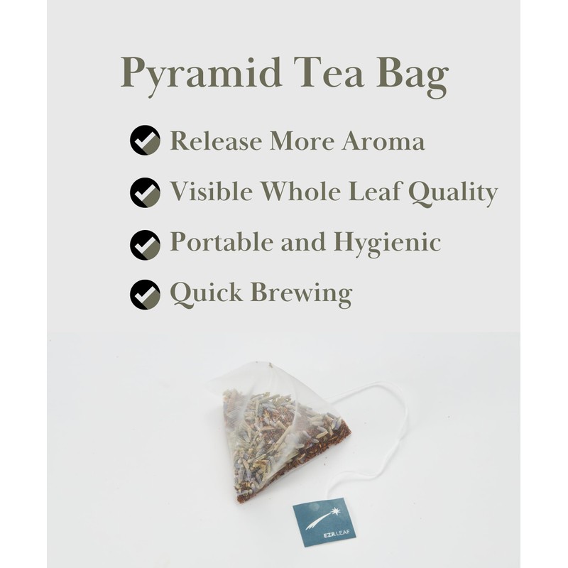 EZR Leaf Lemon Verbena Herbal Tea Caffeine-Free Decaf Relaxing Blend