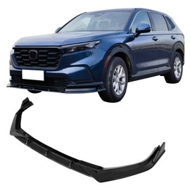 IKON MOTORSPORTS, Front Bumper Lip Compatible with 2023-2026 Honda CR-V EX EX-L LX Only, IKON Style Gloss Black Spoiler Splitter Valance Fascia Cover Guard Protection Conversion