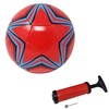 Football for Training or Match Red with Star Size 5