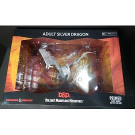 WizKids Adult Silver Dragon - Dungeons & Dragons Nolzurs Marvelous Unpainted Miniatures