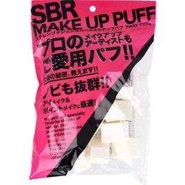 石原商店 スチレンブタジェンラバー メイクアップパフ 2WAYタイプ NKO-4501 トライアングル形 ベージュ (30個入)