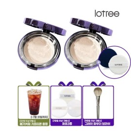 Roteuri Makeup Product, rosa sentipolria Powder Pact 21ho 2 Pack Set (Bonus)eeo Puff2 Pack for daily beauty routines, Korean cosmetic item, Roteuri Import, and