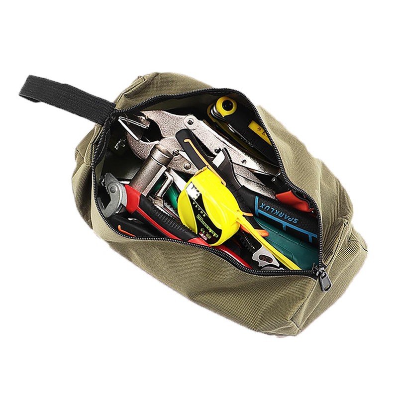 Tools Holder Pouch POWERTOOL Zip Tools Organizer Pocket Multi-Purpose Oxford
