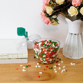 HANZE Large Clear Apple Container, Apple Shaped Candy Toy Filling Containers Jar, Back To School Teacher Appreciation Gift, Wedding Party Ornaments Christmas Decorations Supplies Favors