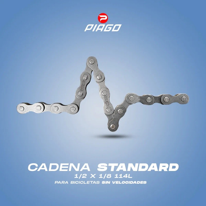 Cadena Estándar Para Bicicleta Sin Velocidades 1/2 X 1/8 114
