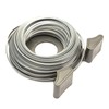 Land-X Square Strimmer Line Heavy Duty 2.4mm x 60m Titanium