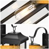 Roravilila Dusk to Dawn Outdoor Lighting with GFCI Outlet, 17