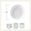 Everyday White Coupe Set of 4 Salad Plates, 7.75 inch