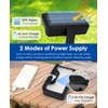 SUNOHE Clip on Solar Motion Sensor Lights Outdoor Waterproof with