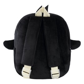 MICHLEY Cute Animal Backpack for Kids - Baby Cartoon Toddler Diaper Daycare Mini Girls 2-4 Years Premium Compact First Travel Bag (Black Penguin)