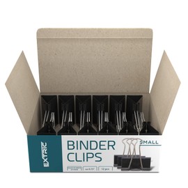 Small Binder Clips – 24 Pack Binder Paper Clips