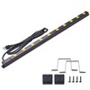10-Outlet Heavy Duty Power Strip Surge Protector Metal Long Extension