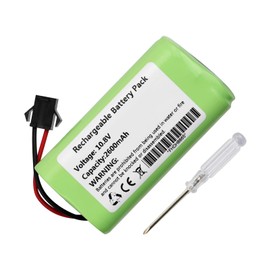 MULS T6 Battery Compatible with Vactidy T6 T7 T8, Vactidy LS001-02 Vacuum Cleaner 10.8V 2600mAh