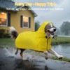 DENTRUN DENTRUN Waterproof Dog Rain Jacket with Hood for Golden