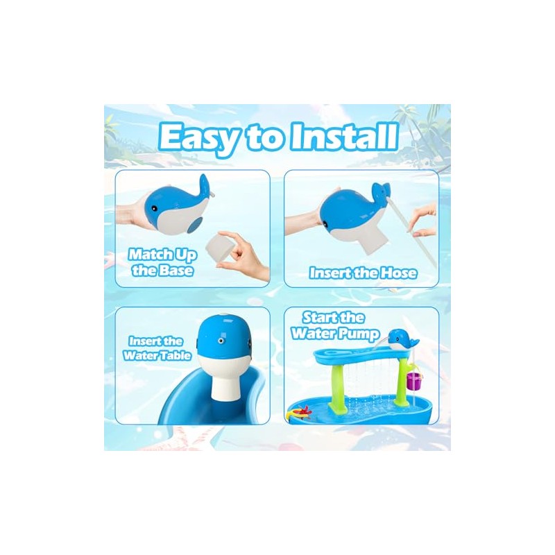 Water Table Pump - Whale Rechargeable Water Pump for Water