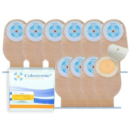 Bolsa Colostomic para Adulto. Diseñada con su Guía de Recorte, Pinza de Seguridad o Mecanismo de Cierre, Adaptable, Autoadherible, Suave, Transparente, a Prueba de Olor. Capacidad de Hasta 400 ml (10)