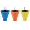 ANCLLO 3 Colors Electric Sponge Cone Metal Polishing Foam Pad