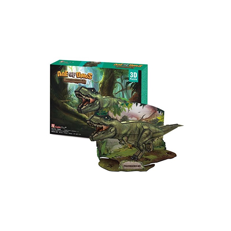 3D立体パズル 36ピース ティラノサウルス・レックス P668h
