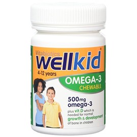 Vitabiotics Wellkid Omega-3 Chewable - 60 Capsules