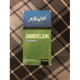 MauWe Dandelion herbs liver Support 1200mg 100 capsules Exp. 07-2025