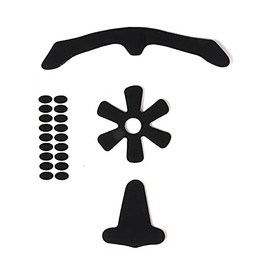 PAXLAMB Foam Padding Kit Head Protection Liner Inner Protective Pads Bicycle Replacement Pad Cushion Mat Set for Scooter Skateboard Bike Motorcycle Cycling Sport Helmets (Black 8mm 3pcs)