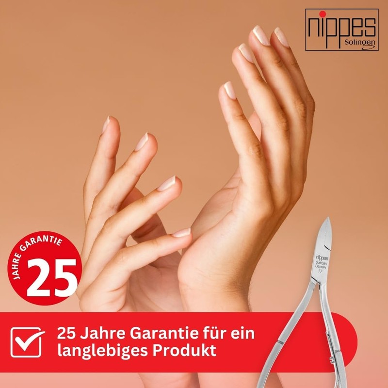 Nippes Solingen Corner Pliers for Nails, 13 cm, Nickel-Plated Steel,