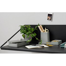 Zone Denmark Pen Holder 20 x 10 x 10.5 cm Pebble Grey