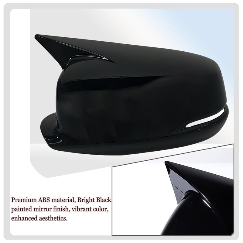 MUXEE Side Mirror Cover, for 9th Honda Accord 2013 2014