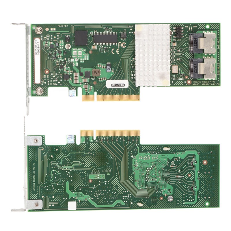 RAID Controller Card 6Gbps 2 SAS SSF 8087 PCIe Interface