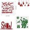 Christmas Painting Stencils, 24 PCS Journal Stencil Plastic Stencils，Children Stencil