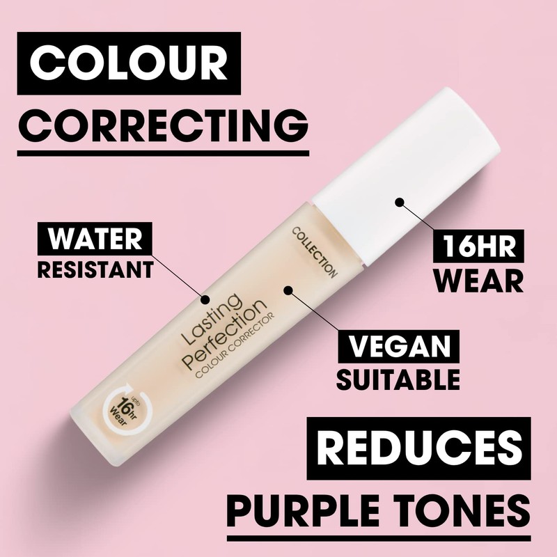 Collection Cosmetics Lasting Perfection Colour Correction Concealer, Reduces Dark Circles