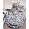 Golden Rabbit Enamelware - Set of 3 Colanders (Grey Swirl)