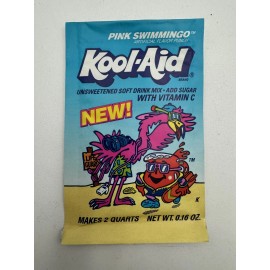 Kool-Aid Vintage 90s Kool-Aid Pink Swimmingo Flavor Packet NOS