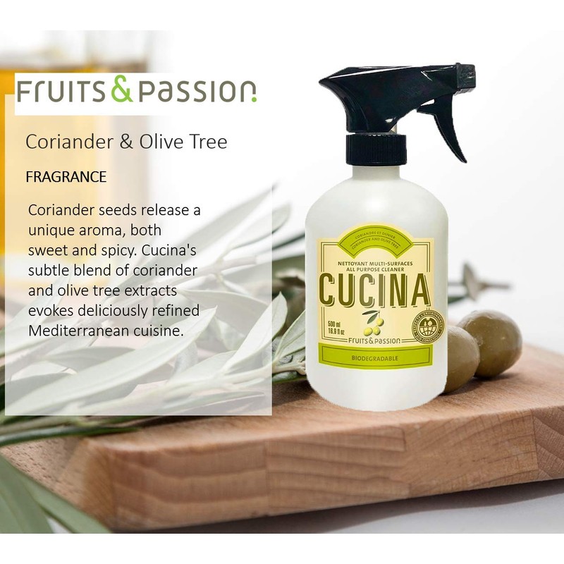 Fruits and passion Cucina Biodegradable Water Based All Purpose Cleaner